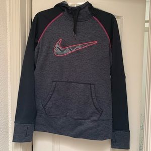 Nike hoodie with finger holes